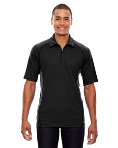 North End Sport Red 88657 Men&#39;s Serac UTK cool.logik Performance Zippered Polo