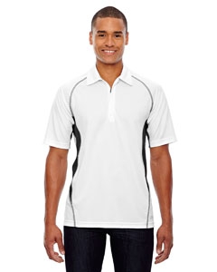 North End Sport Red 88657 Men&#39;s Serac UTK cool.logik Performance Zippered Polo