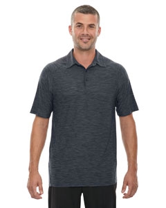 North End Sport Red 88668 Men&#39;s Barcode Performance Stretch Polo