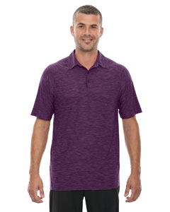 North End Sport Red 88668 Men&#39;s Barcode Performance Stretch Polo