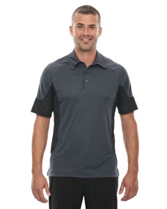 North End Sport Red 88677 Men&#39;s Refresh UTK cool.logik Coffee Performance M&#233;lange Jersey Polo