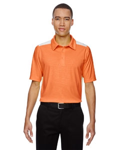 North End Sport Red 88691 Men&#39;s Reflex UTK cool.logik Performance Embossed Print Polo