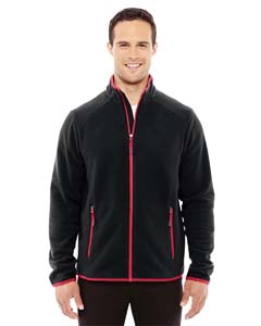 North End Sport Red 88811 Men&#39;s Vector Interactive Polartec Fleece Jacket