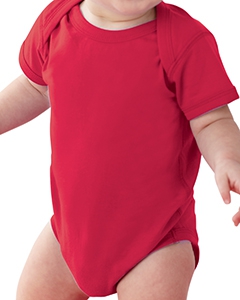 Rabbit Skins 4424 Infants&#39;Fine Jersey Lap Shoulder Bodysuit