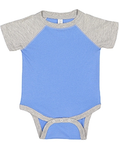 Rabbit Skins RS4430 Infant Baseball Fine JerseyBodysuit