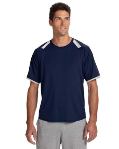 Russell Athletic 6B6DPM Dri-Power&#174; T-Shirt with Colorblock Inserts
