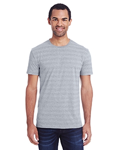 Threadfast Apparel 152A Men&#39;s Invisible Stripe Short-Sleeve T-Shirt
