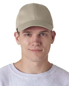 UltraClub 8110 Classic Cut Brushed Cotton Twill Constructed Cap