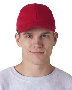 UltraClub 8110 Classic Cut Brushed Cotton Twill Constructed Cap
