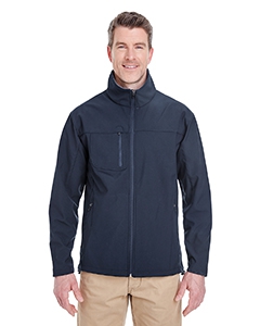 UltraClub 8280 Adult Ripstop Soft Shell Jacket with Cadet Collar
