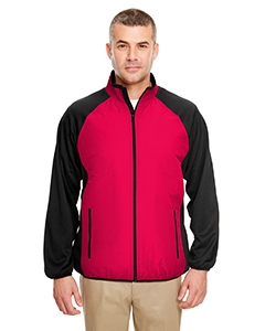 UltraClub 8292 Adult Cool & Dry Quilted Front Full-Zip Lightweight Jacket