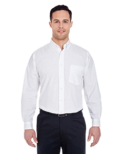 UltraClub 8355 Men&#39;s Easy-Care Broadcloth
