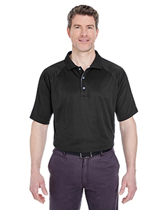 UltraClub 8409 Adult Cool & Dry Sport Shoulder Block Polo