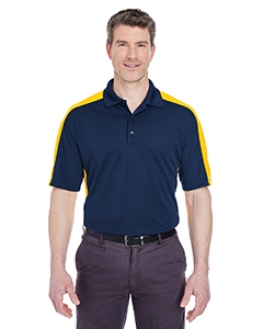 UltraClub 8447 Adult Cool & Dry Stain-Release 2-Tone Performance Polo