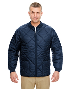 UltraClub 8467 Adult Puffy Workwear Jacket with Quilted Lining