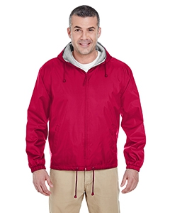 UltraClub 8915 Adult Fleece-Lined Hooded Jacket
