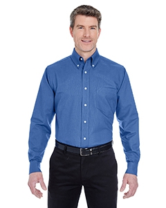UltraClub 8970T Men&#39;s Tall Classic Wrinkle-Resistant Long-Sleeve Oxford