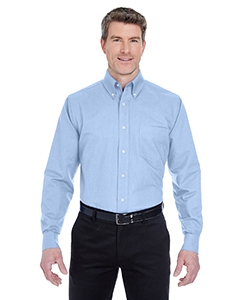UltraClub 8970T Men&#39;s Tall Classic Wrinkle-Resistant Long-Sleeve Oxford